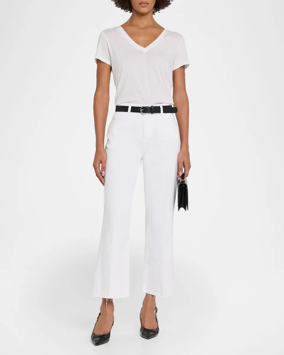 L'Agence Wanda High-Rise Cropped Wide Jeans | Thumbnail 2 L'Agence Wanda High-Rise Cropped Wide Jeans | Thumbnail 2