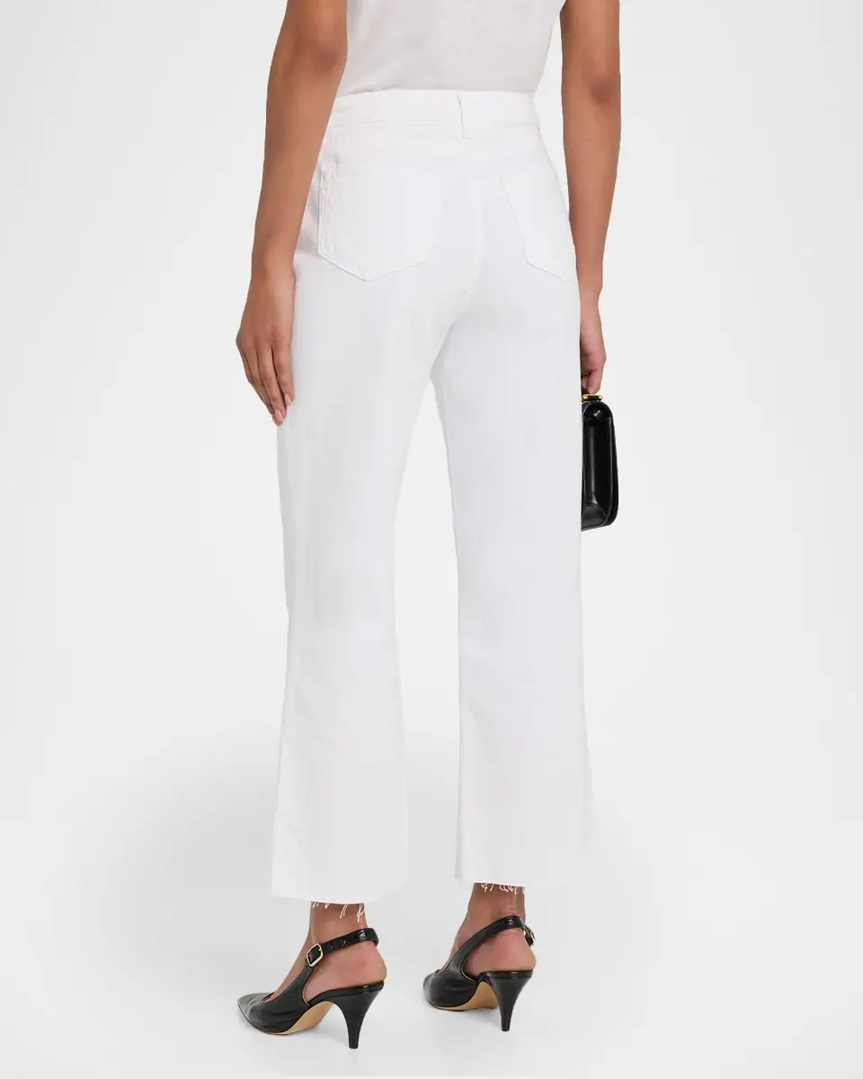 L'Agence Wanda High-Rise Cropped Wide Jeans | Thumbnail 3 L'Agence Wanda High-Rise Cropped Wide Jeans | Thumbnail 3