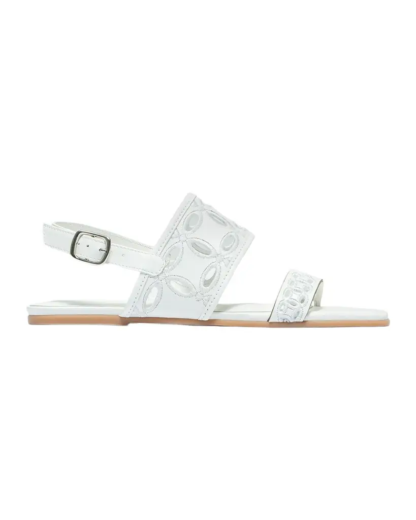 Orla Cutout Leather Slingback Sandals Orla Cutout Leather Slingback Sandals