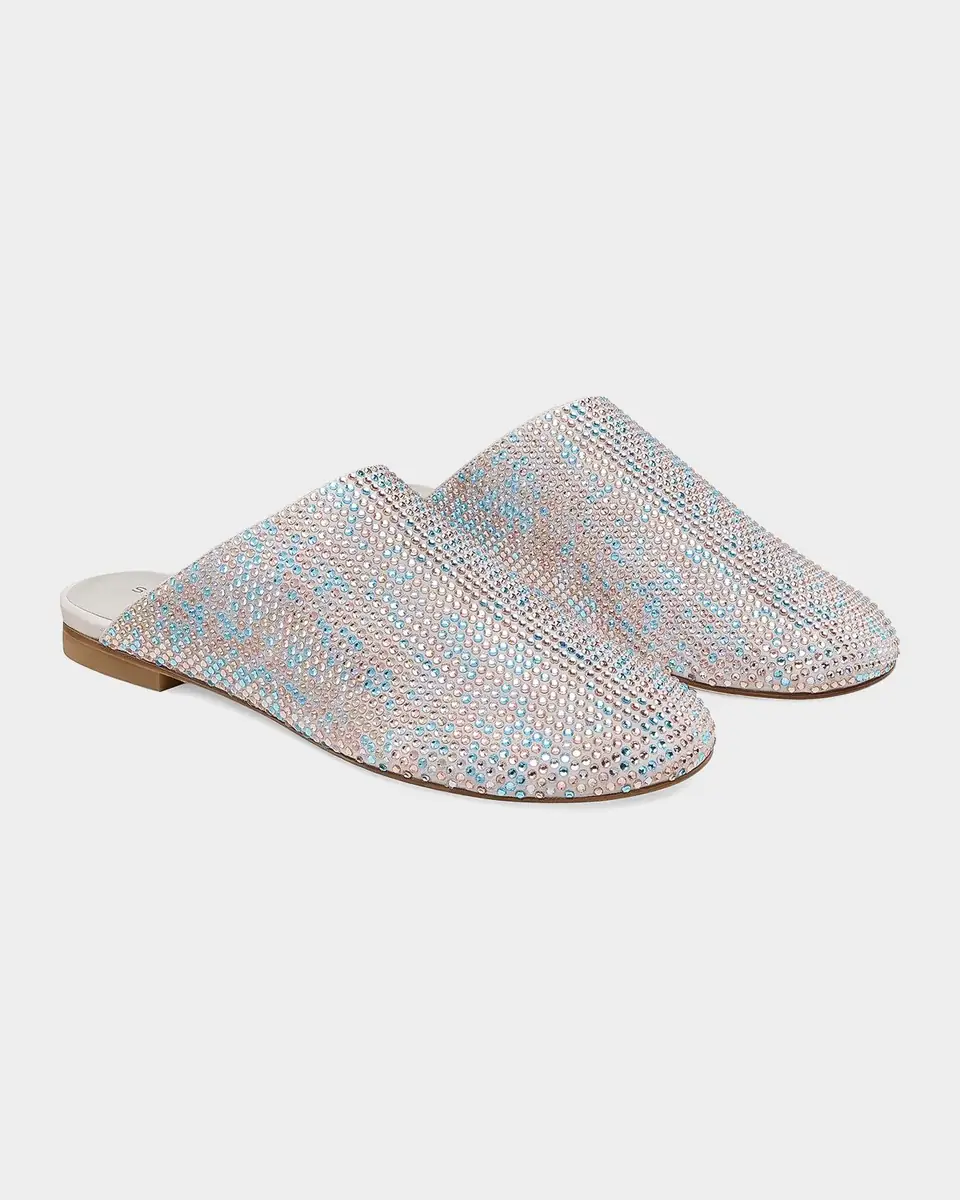Stuart Weitzman Talia Shine Suede Mules | Thumbnail 4 Stuart Weitzman Talia Shine Suede Mules | Thumbnail 4