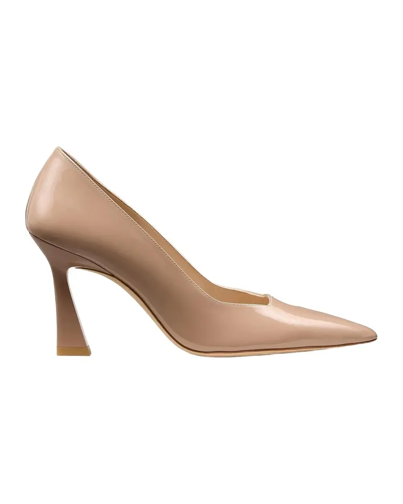 Stuart Weitzman 85mm Vinnie Patent Leather Pumps | Image 1 Stuart Weitzman 85mm Vinnie Patent Leather Pumps | Image 1