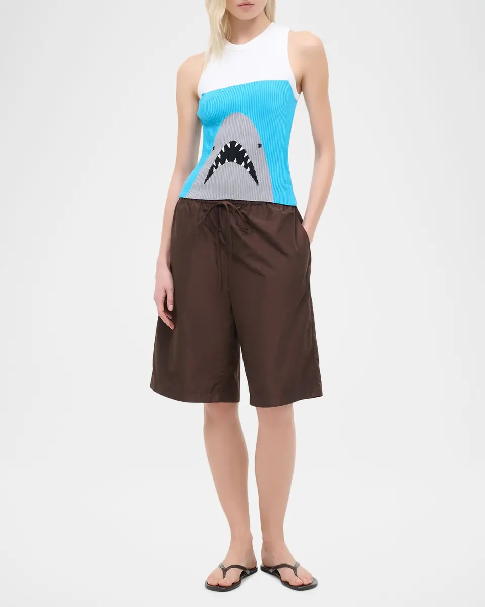 Staud Malia Ribbed Tank Top | Thumbnail 2 Staud Malia Ribbed Tank Top | Thumbnail 2