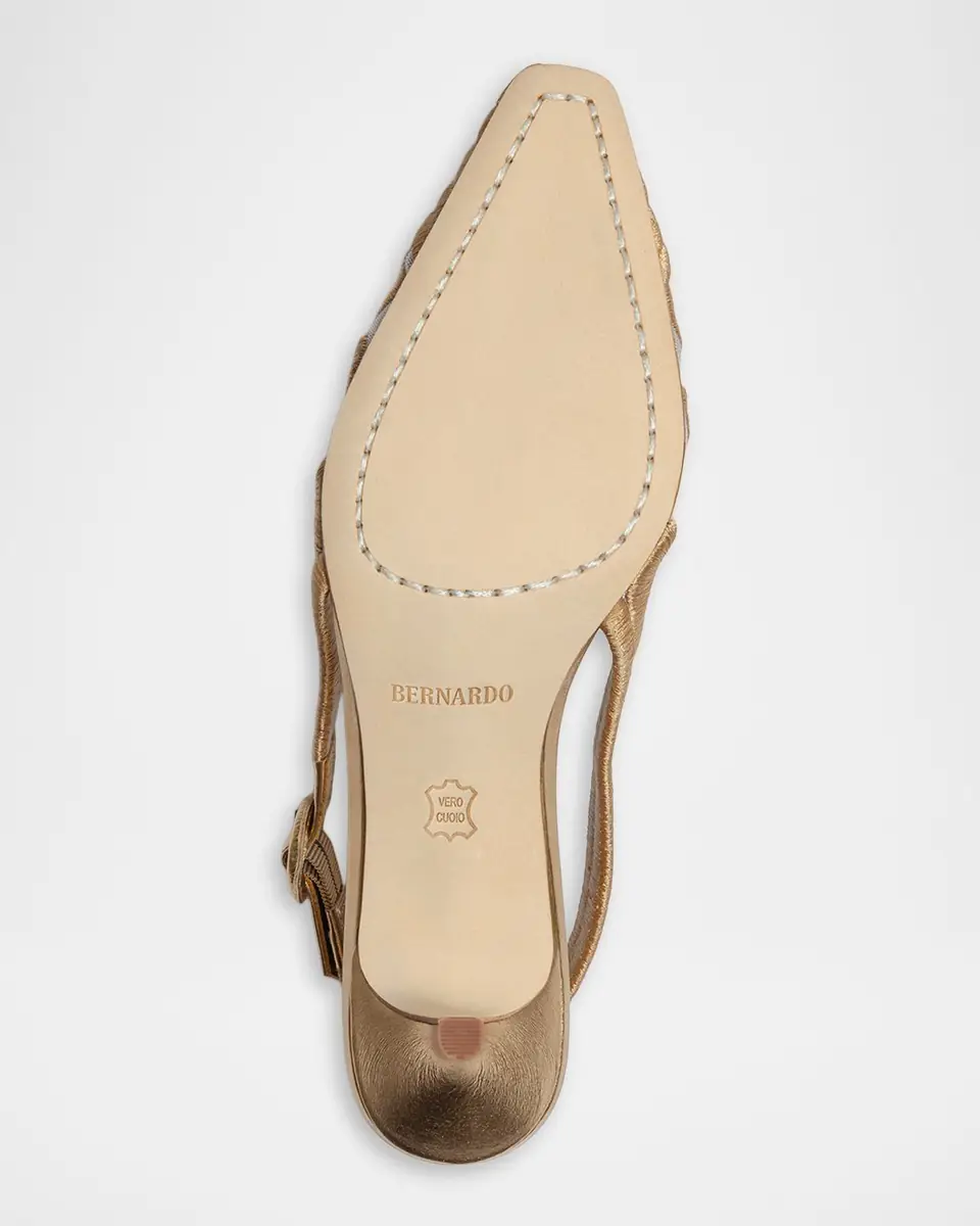 Bernardo Madinah Embroidered Mesh Slingback Pumps | Thumbnail 5 Bernardo Madinah Embroidered Mesh Slingback Pumps | Thumbnail 5