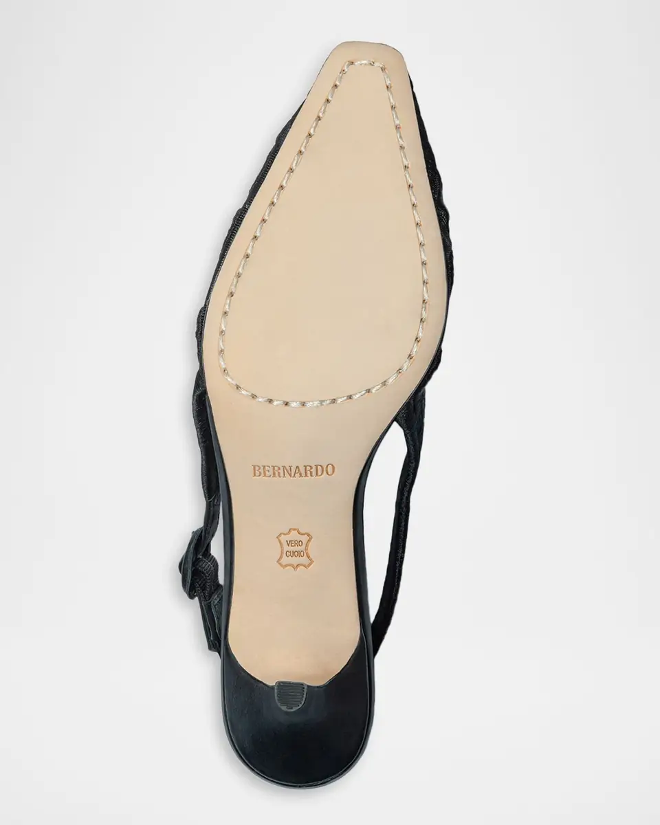 Bernardo Madinah Embroidered Mesh Slingback Pumps | Thumbnail 4 Bernardo Madinah Embroidered Mesh Slingback Pumps | Thumbnail 4