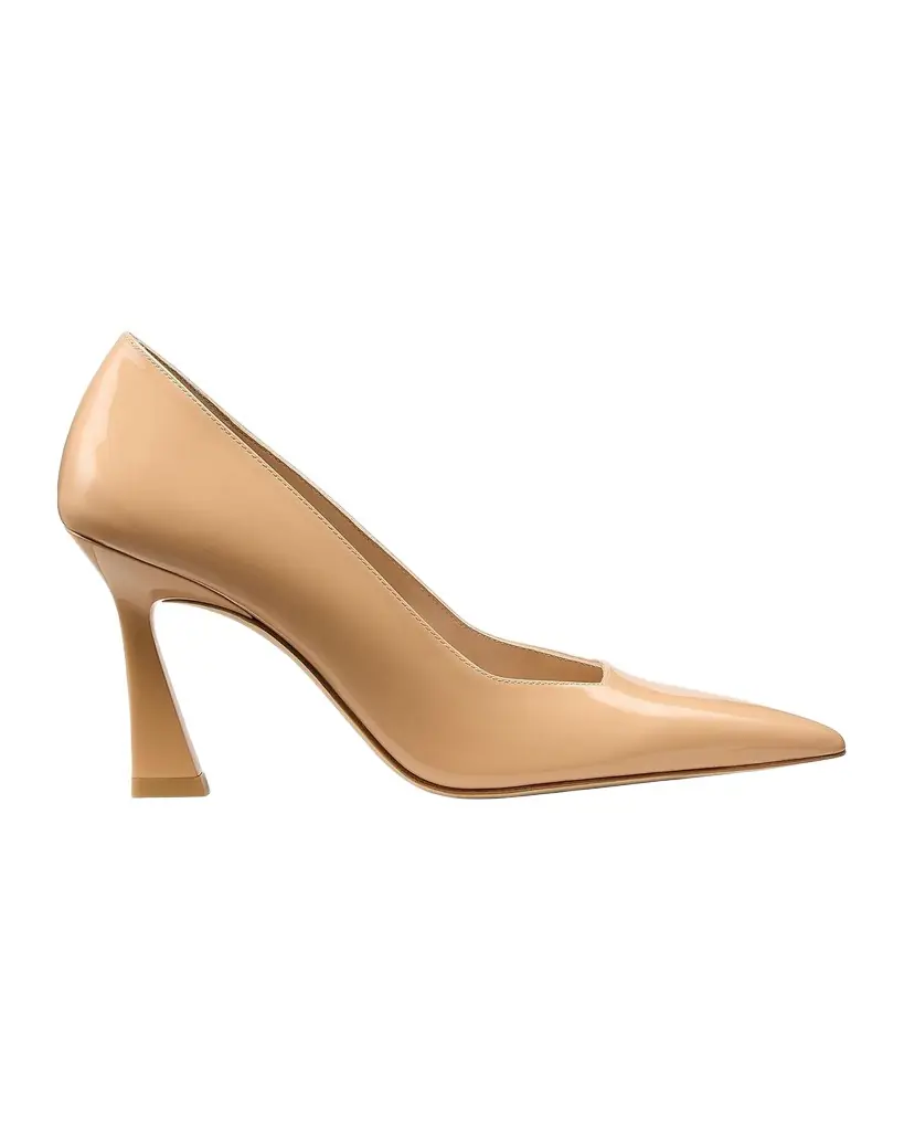 Stuart Weitzman 85mm Vinnie Patent Leather Pumps | Image 1 Stuart Weitzman 85mm Vinnie Patent Leather Pumps | Image 1