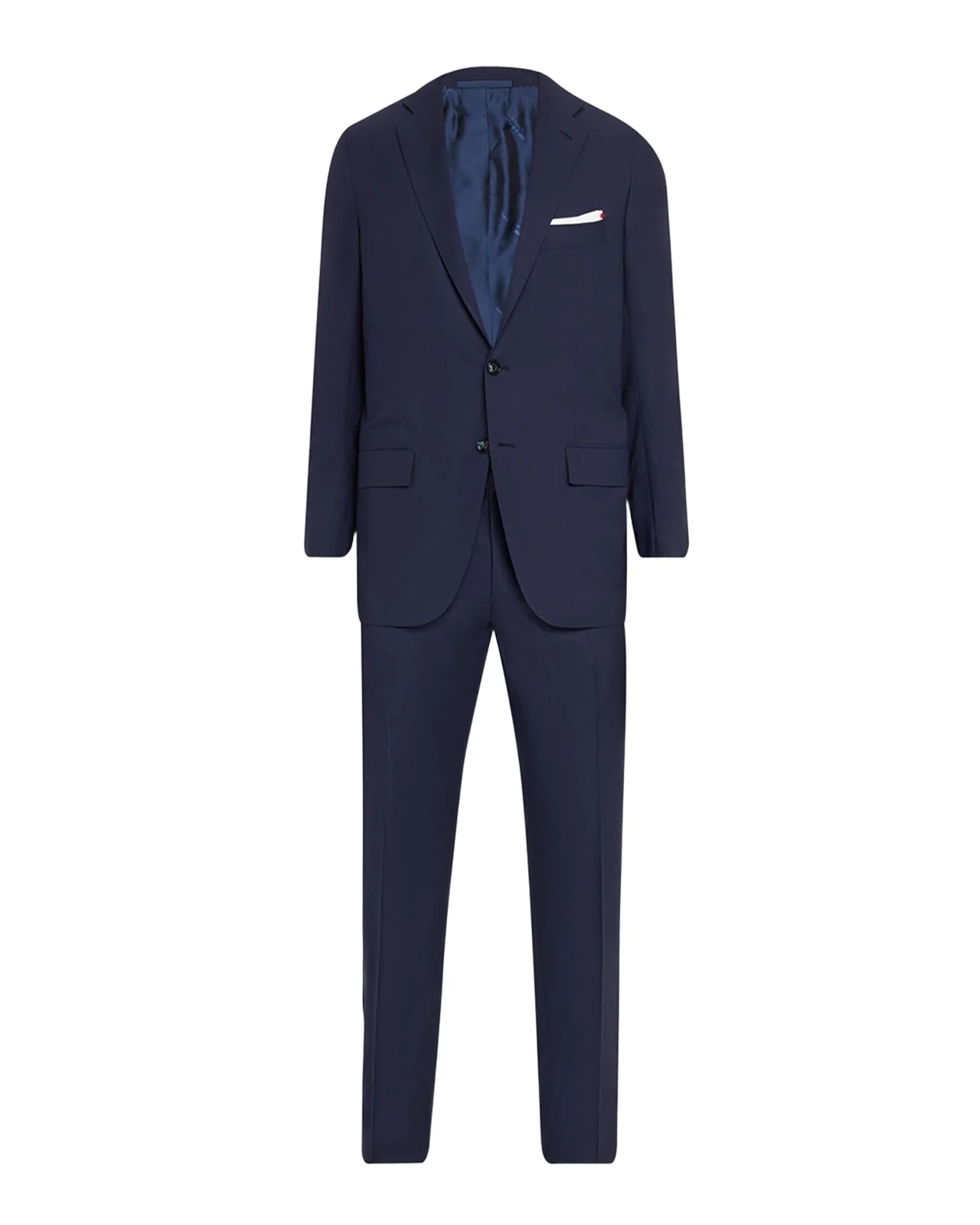 Kiton Men's Mini-Check Wool Modern Fit Two-Piece Suit