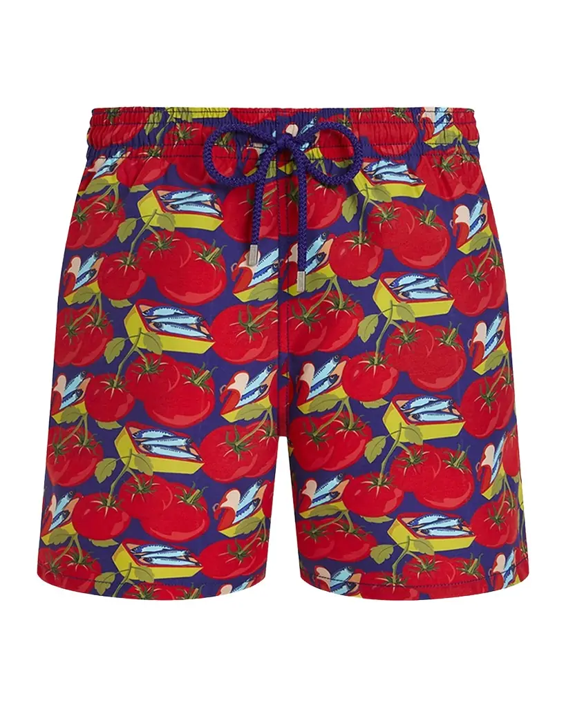 Vilebrequin Men's Sardine and Tomato Swim Trunks | Image 1 Vilebrequin Men's Sardine and Tomato Swim Trunks | Image 1