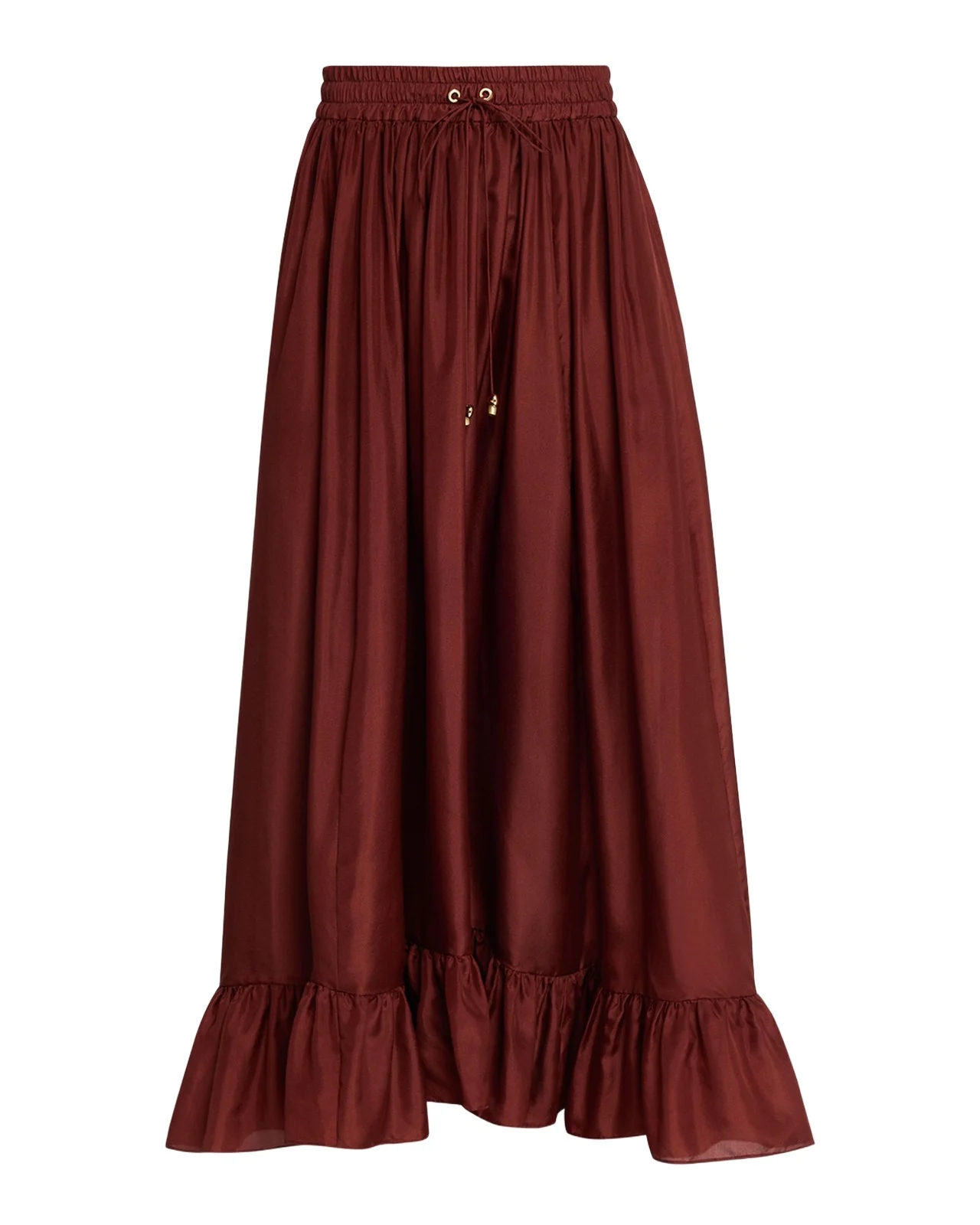 Aster Silk Maxi Skirt