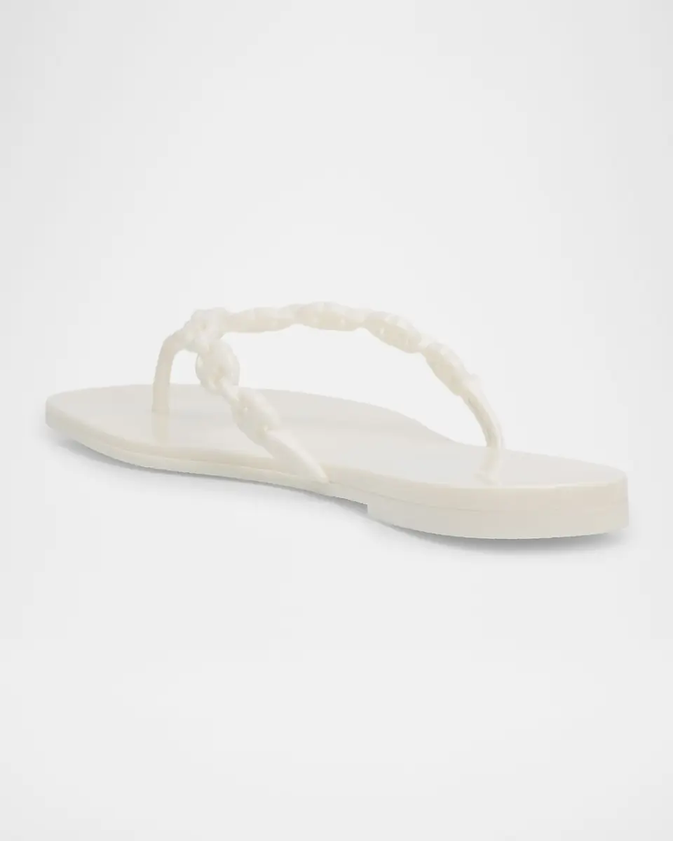 Tory Burch Gemini Link Jelly Thong Sandals | Thumbnail 4 Tory Burch Gemini Link Jelly Thong Sandals | Thumbnail 4