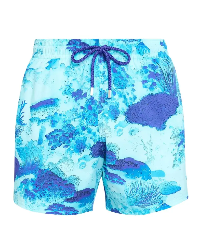 Vilebrequin Men's Coral Reef Stretch Swim Trunks | Image 1 Vilebrequin Men's Coral Reef Stretch Swim Trunks | Image 1