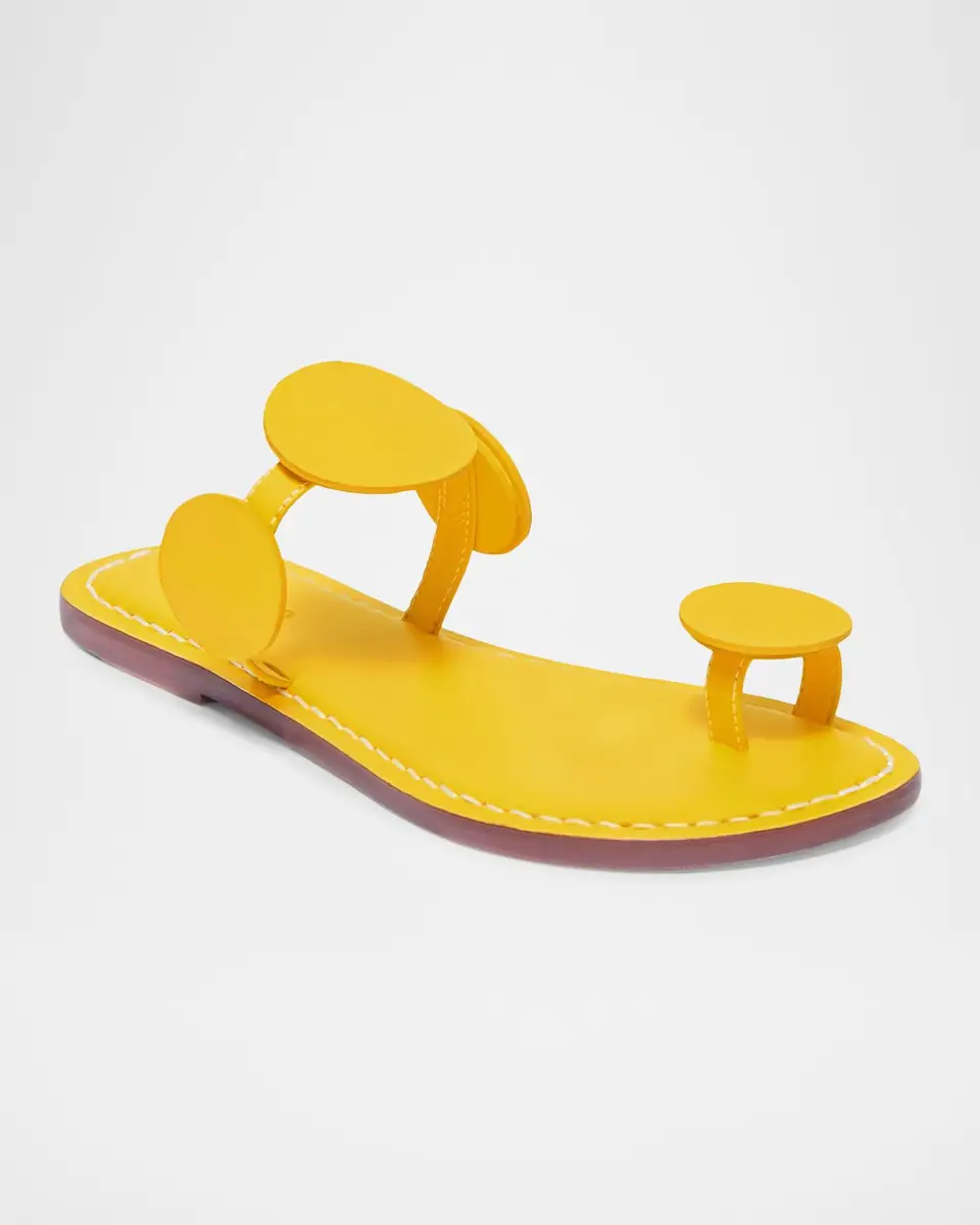 Bernardo New Moon Circle Leather Flat Sandals | Thumbnail 2 Bernardo New Moon Circle Leather Flat Sandals | Thumbnail 2