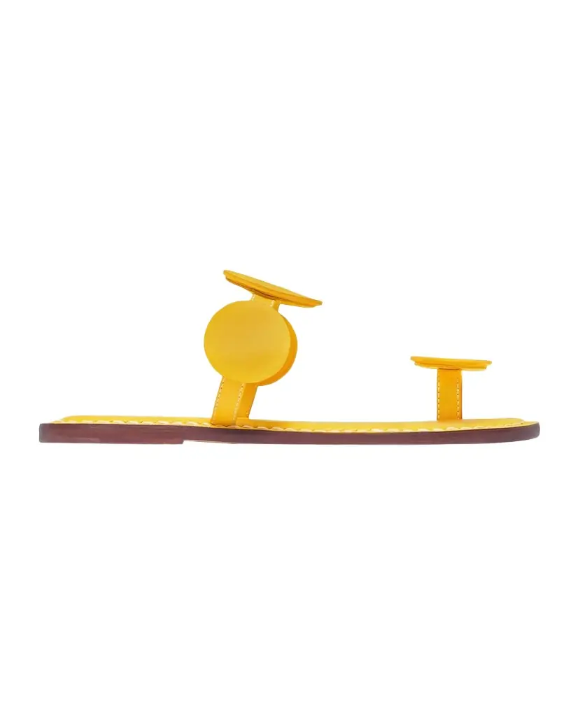 Bernardo New Moon Circle Leather Flat Sandals | Image 1 Bernardo New Moon Circle Leather Flat Sandals | Image 1