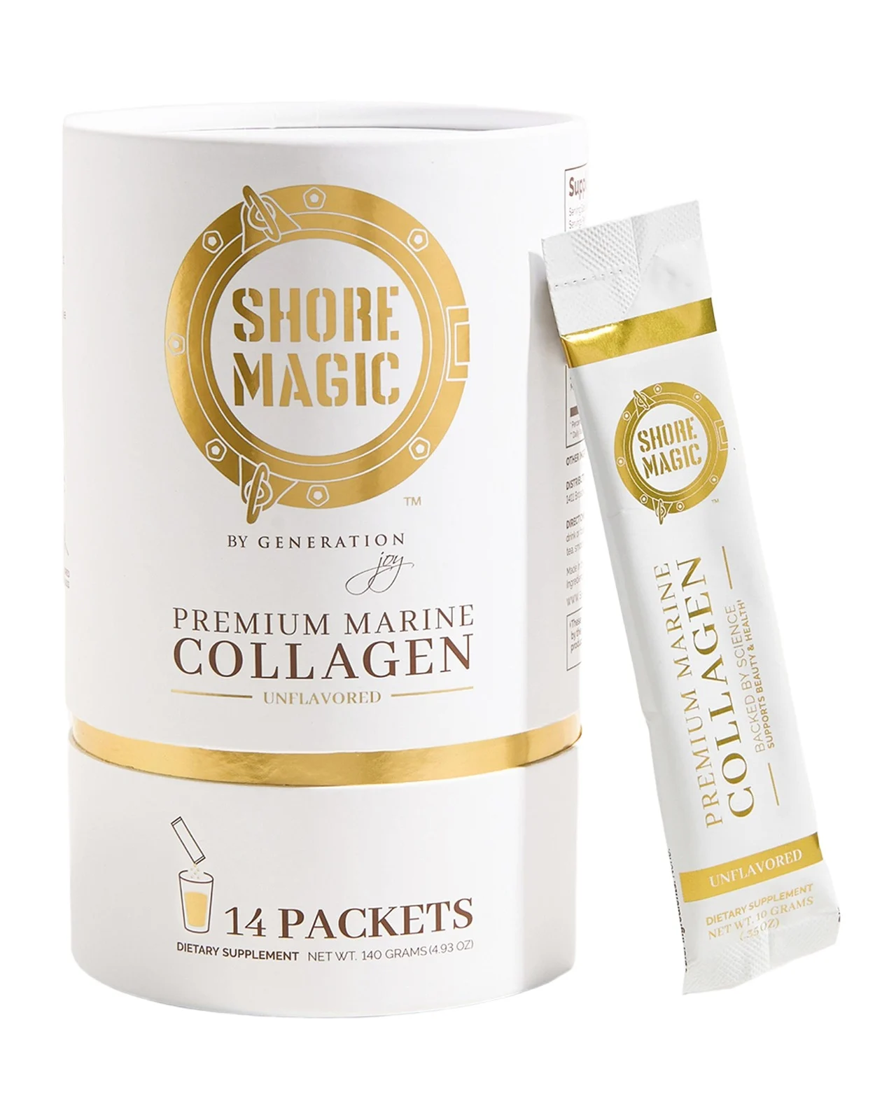 Shore Magic Premium Marine Collagen Packets - 14 Day Supply