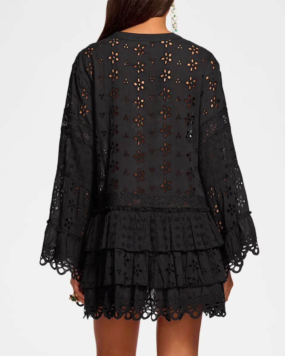 Ramy Brook Roxanne Eyelet Mini Sun Dress | Thumbnail 3