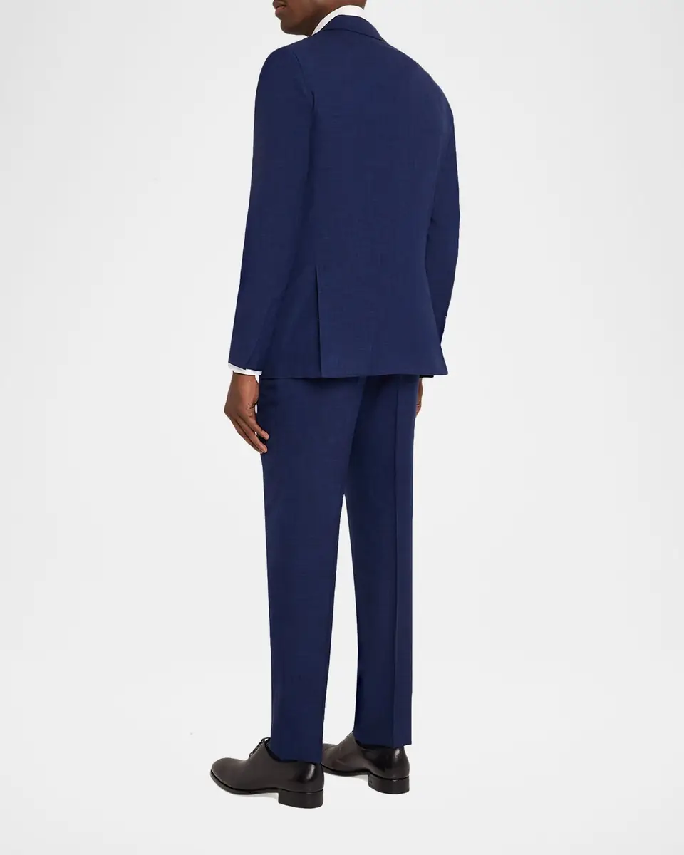 Kiton Men's Textured Check Wool and Silk Two-Piece Suit | Thumbnail 3 Kiton Men's Textured Check Wool and Silk Two-Piece Suit | Thumbnail 3