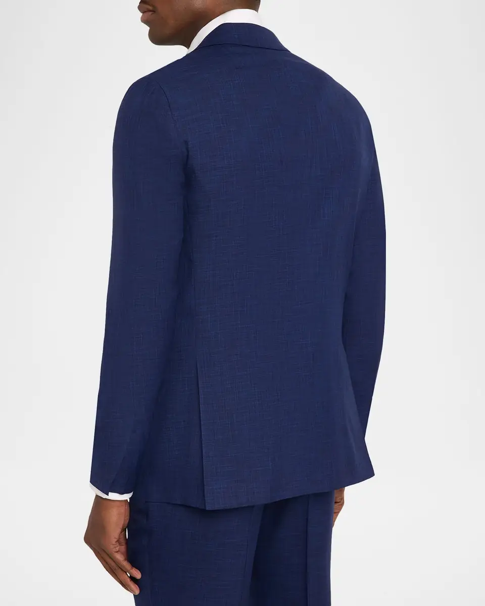 Kiton Men's Textured Check Wool and Silk Two-Piece Suit | Thumbnail 5 Kiton Men's Textured Check Wool and Silk Two-Piece Suit | Thumbnail 5