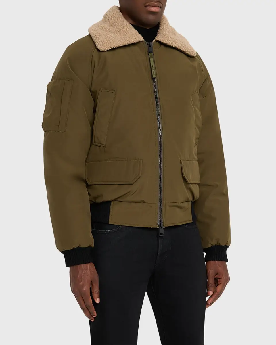 Canada Goose Men's Chilliwack Fleece-Collar Down Bomber Jacket | Thumbnail 4 Canada Goose Men's Chilliwack Fleece-Collar Down Bomber Jacket | Thumbnail 4