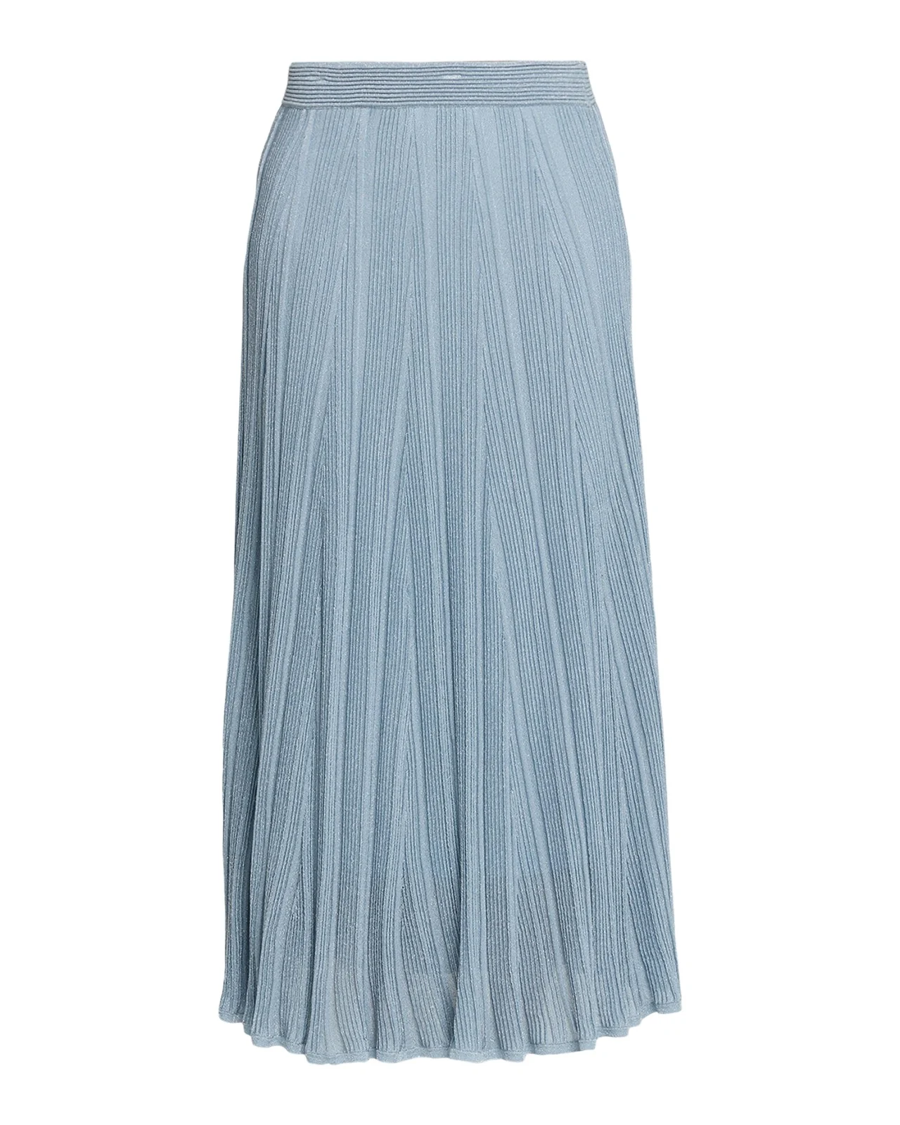 Aster Metallic Midi Skirt