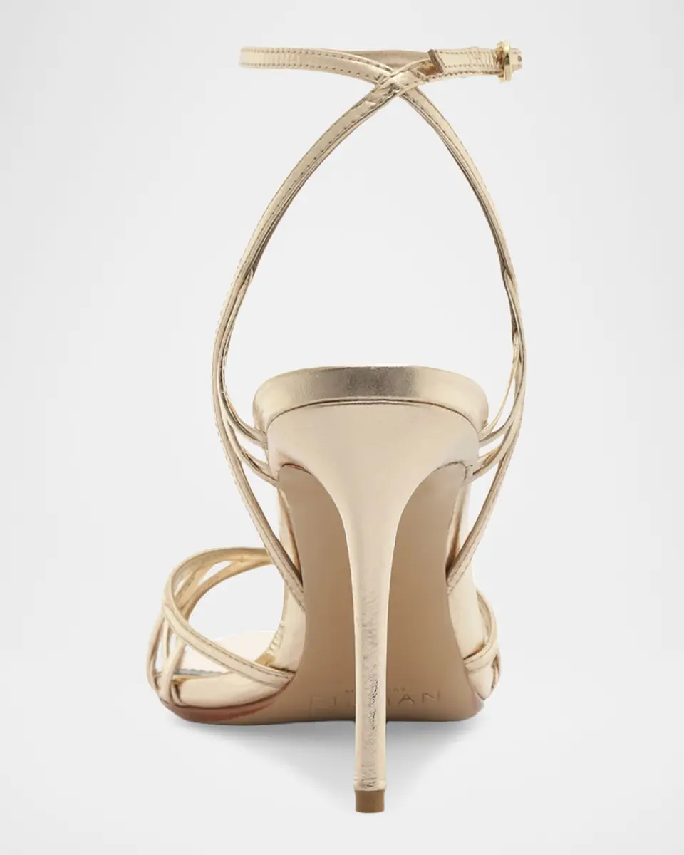 Alexandre Birman 85mm Solene Metallic Leather Sandals | Thumbnail 5