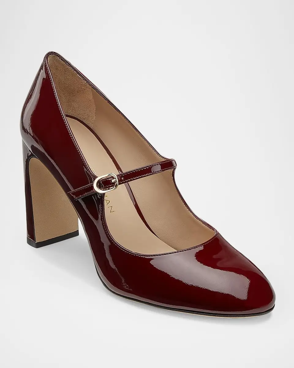 Stuart Weitzman 85mm Babette Patent Leather Mary-Jane Pumps | Thumbnail 6 Stuart Weitzman 85mm Babette Patent Leather Mary-Jane Pumps | Thumbnail 6