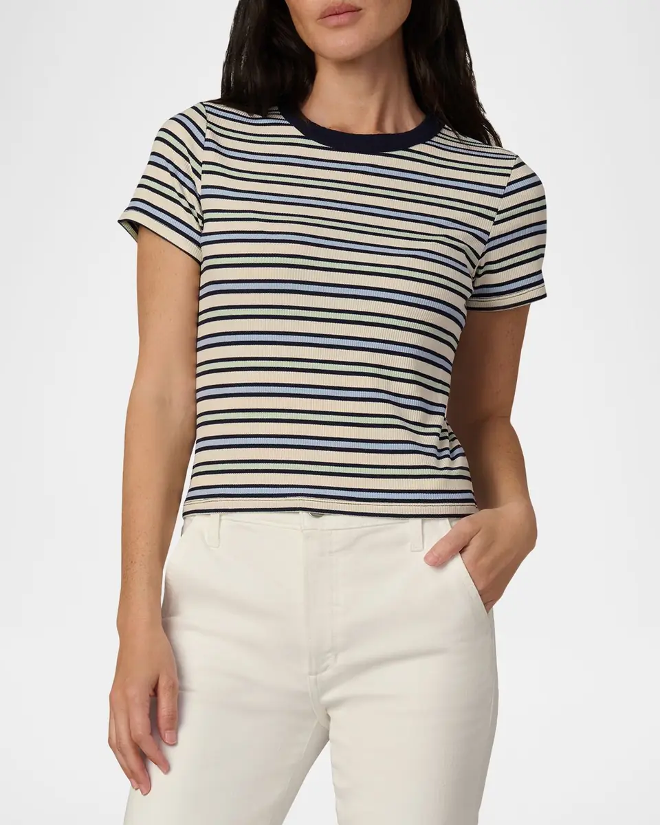 Joe's Jeans The Striped Baby Tee | Thumbnail 4 Joe's Jeans The Striped Baby Tee | Thumbnail 4