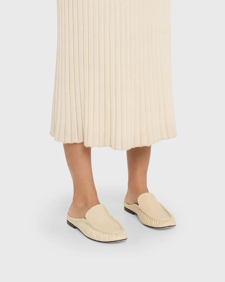 Vince Tevin Leather Loafer Mules | Thumbnail 2 Vince Tevin Leather Loafer Mules | Thumbnail 2