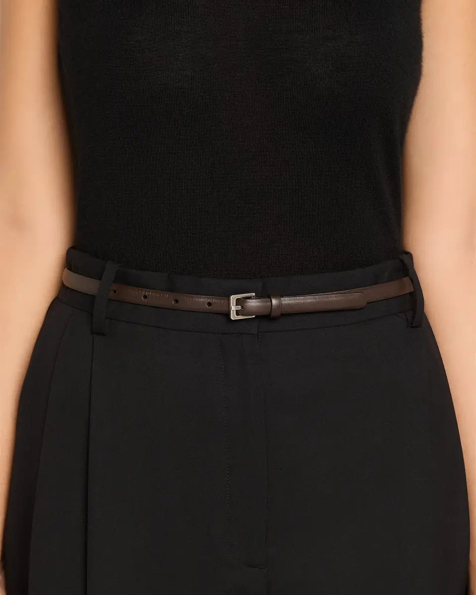 The Row City Leather Skinny Belt | Thumbnail 2