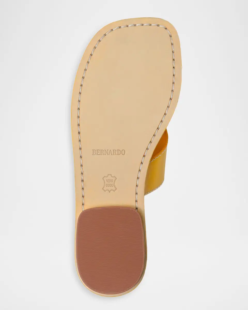Bernardo 1946 Agora Leather Flat Thong Sandals | Thumbnail 4