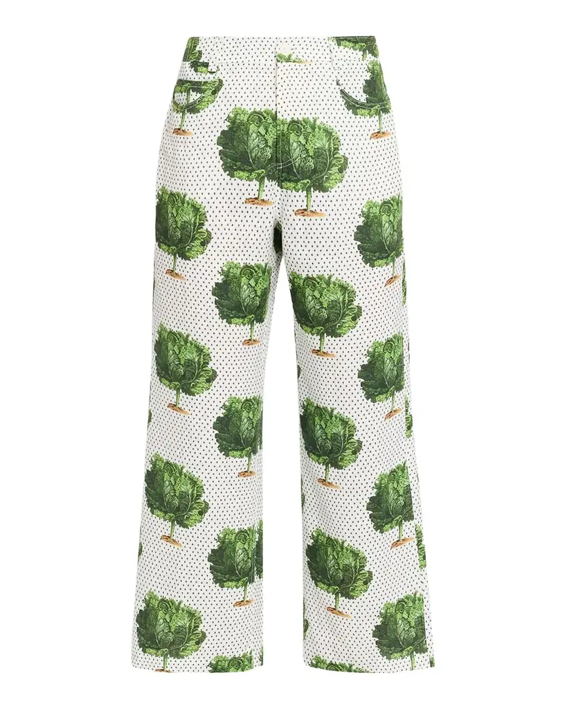 Libertine Lettuce Dance To The Beat Straight-Leg Ankle Pants | Image 1 Libertine Lettuce Dance To The Beat Straight-Leg Ankle Pants | Image 1