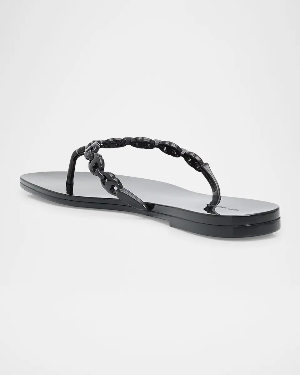 Tory Burch Gemini Link Jelly Thong Sandals | Thumbnail 4 Tory Burch Gemini Link Jelly Thong Sandals | Thumbnail 4