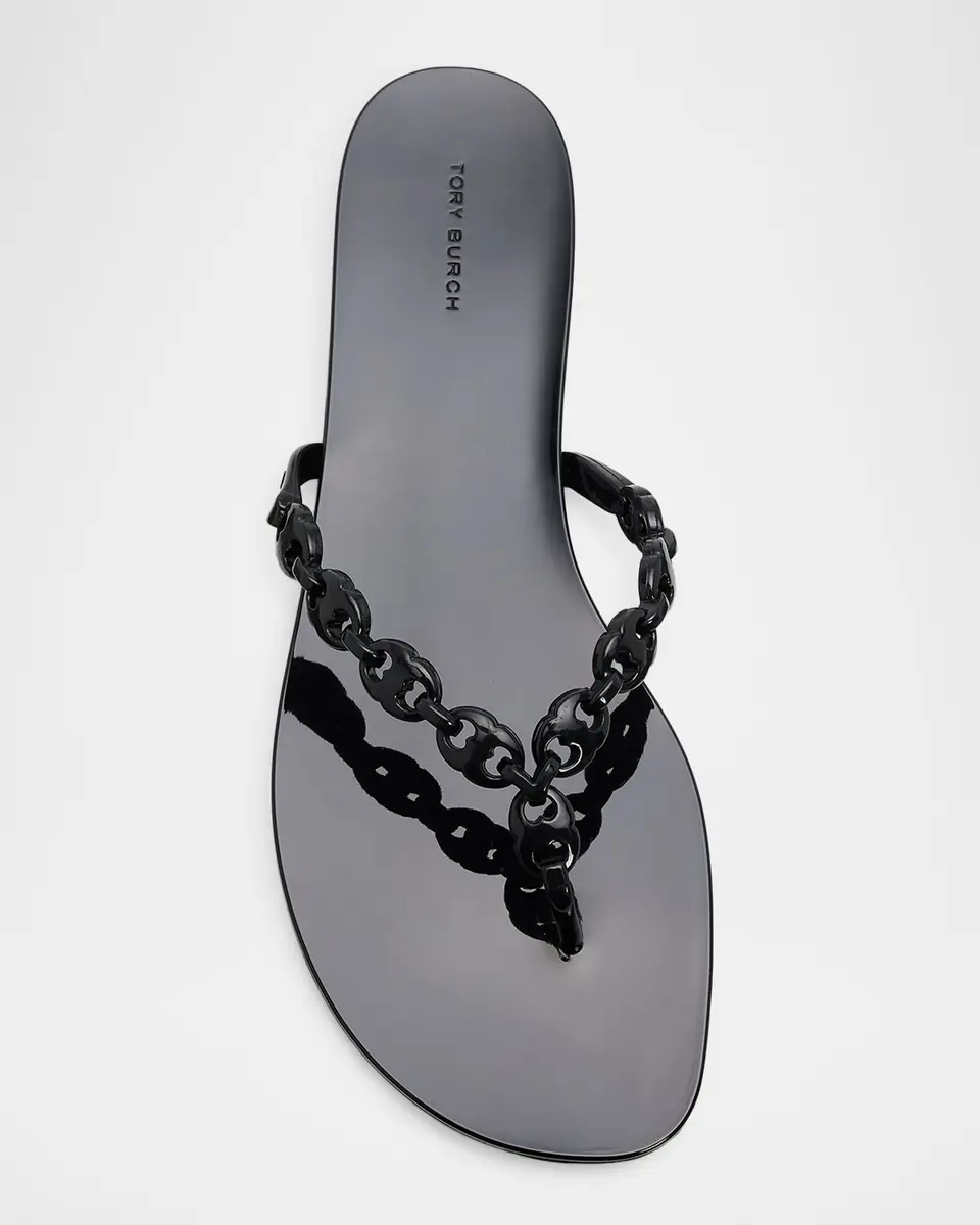 Tory Burch Gemini Link Jelly Thong Sandals | Thumbnail 6 Tory Burch Gemini Link Jelly Thong Sandals | Thumbnail 6