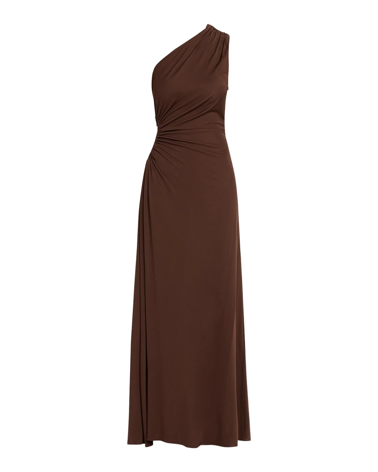 Bottega Veneta Crepe Viscose Jersey One-Shoulder Dress