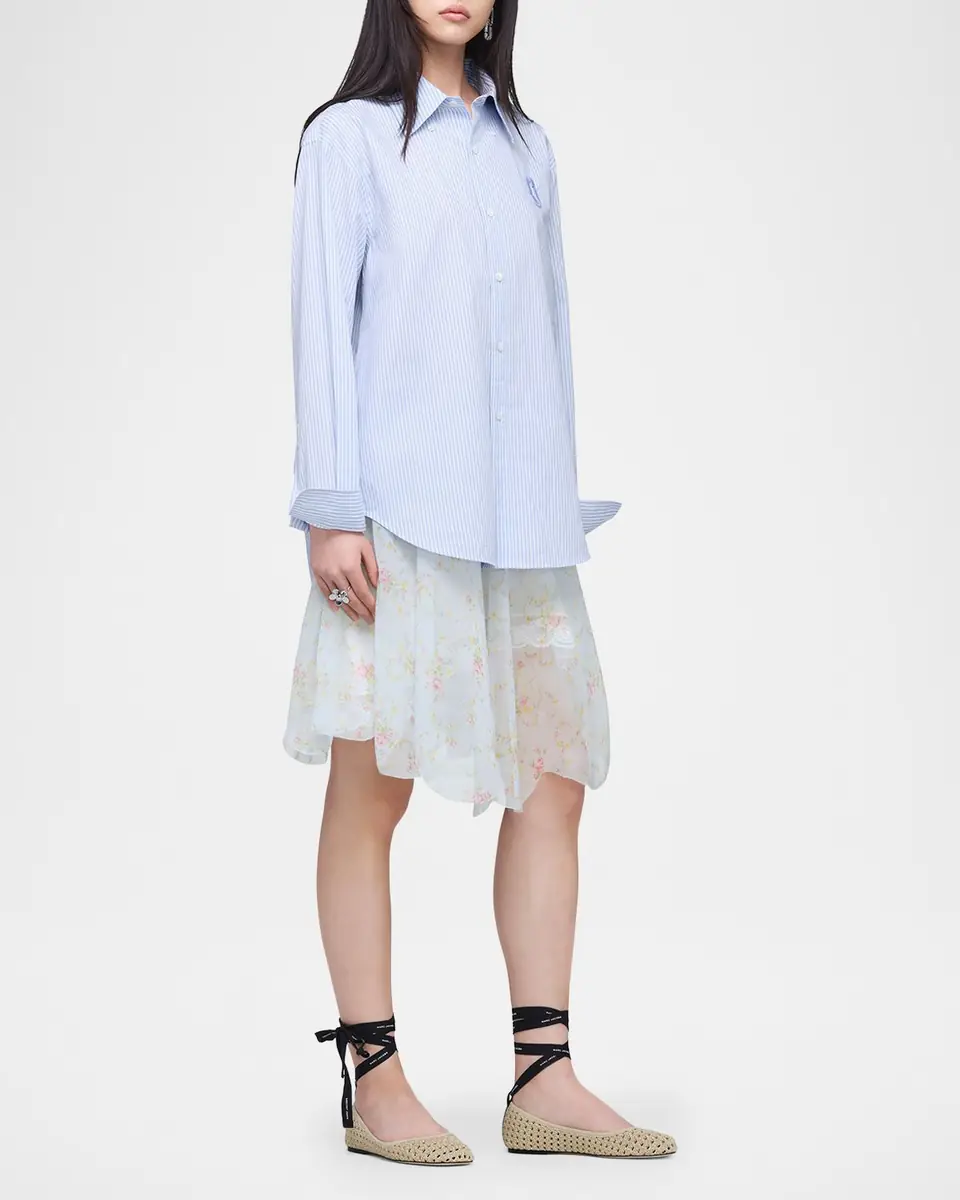 Marc Jacobs Pop J Marc Striped Poplin Shirt | Thumbnail 2