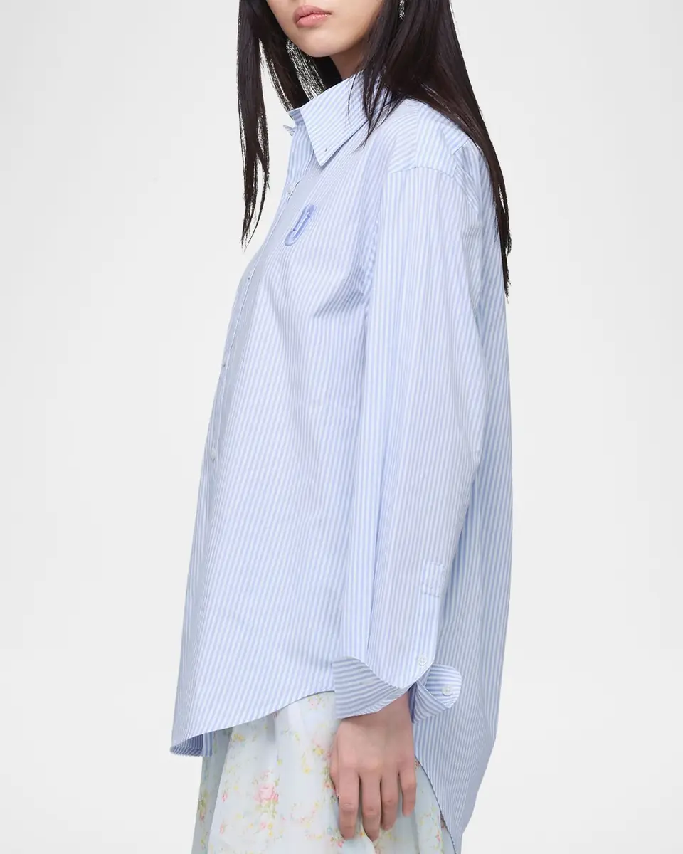 Marc Jacobs Pop J Marc Striped Poplin Shirt | Thumbnail 7