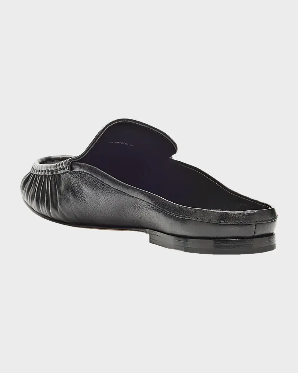 Vince Tevin Leather Loafer Mules | Thumbnail 4 Vince Tevin Leather Loafer Mules | Thumbnail 4