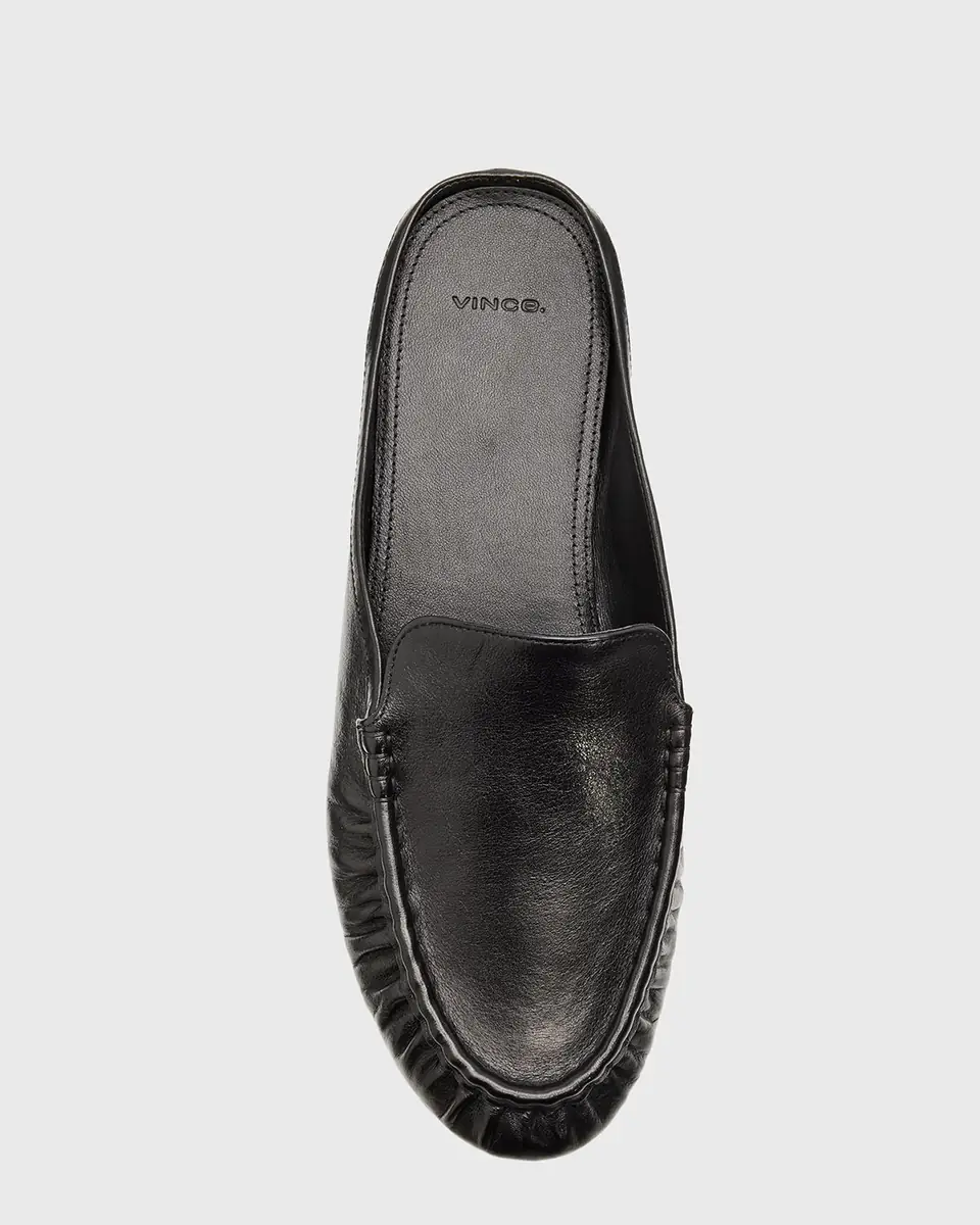 Vince Tevin Leather Loafer Mules | Thumbnail 6 Vince Tevin Leather Loafer Mules | Thumbnail 6