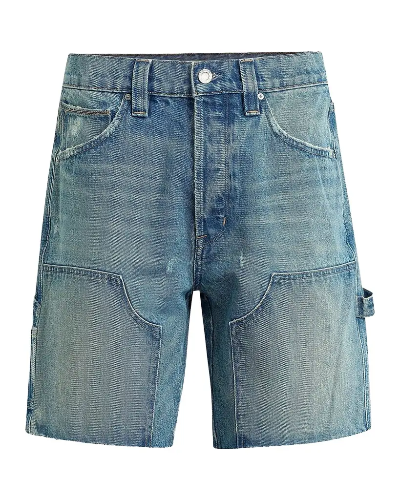 Men's Carpenter-Panel Denim Shorts Men's Carpenter-Panel Denim Shorts