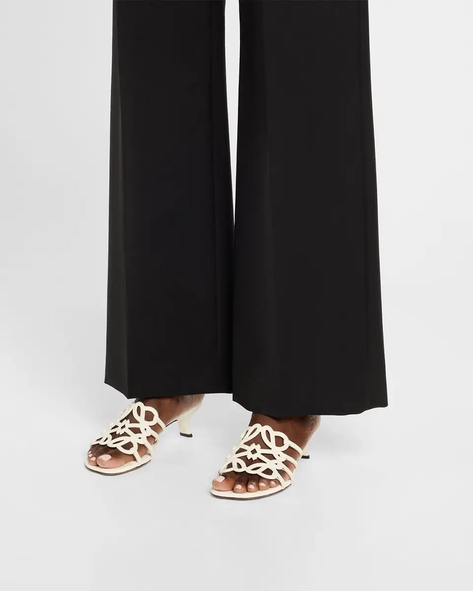 Loewe Petal Anagram Leather Caged Mule Sandals | Thumbnail 2