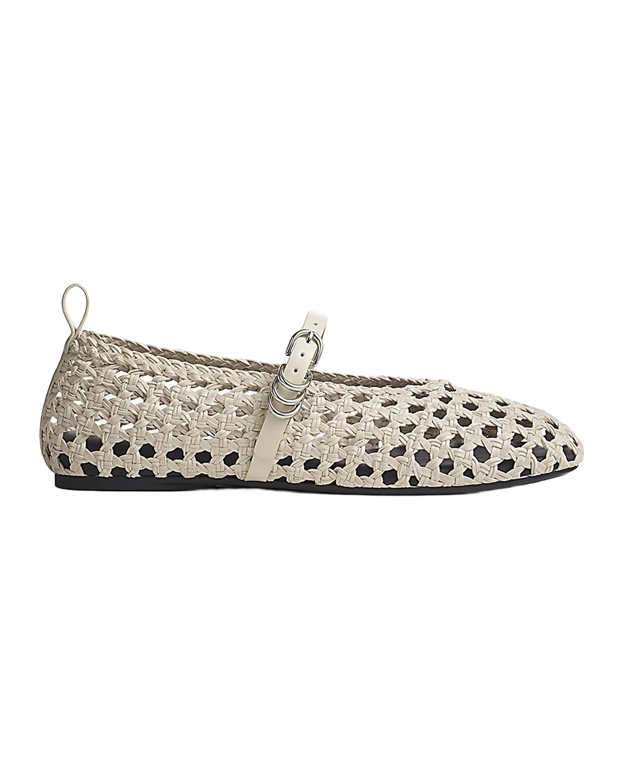 Spire Woven Mary Jane Ballerina Flats Spire Woven Mary Jane Ballerina Flats