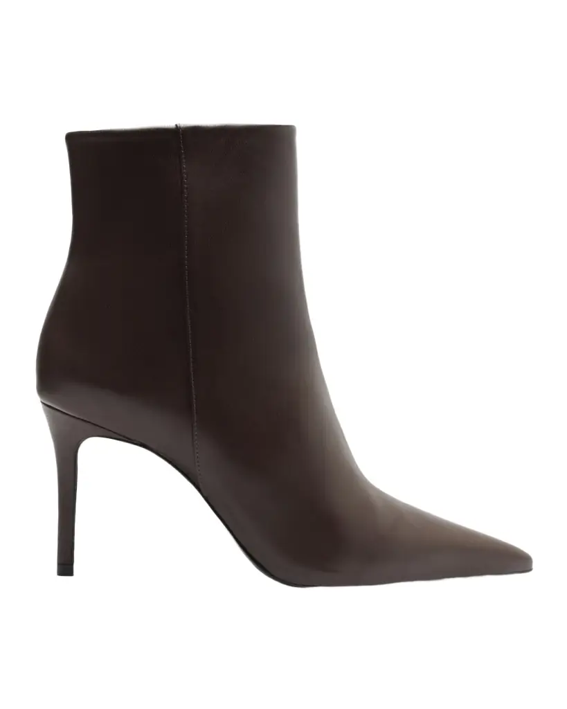 Schutz 5mm Mikki Leather Stiletto Zip Booties | Image 1 Schutz 5mm Mikki Leather Stiletto Zip Booties | Image 1