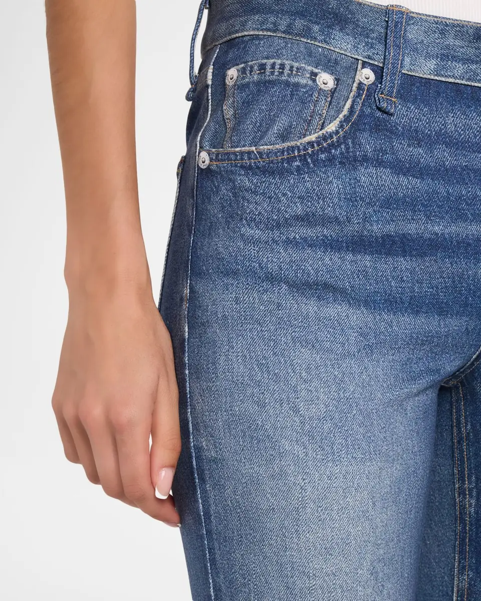 rag & bone rb Miramar Dahlia Ponte Flare Jeans | Thumbnail 5