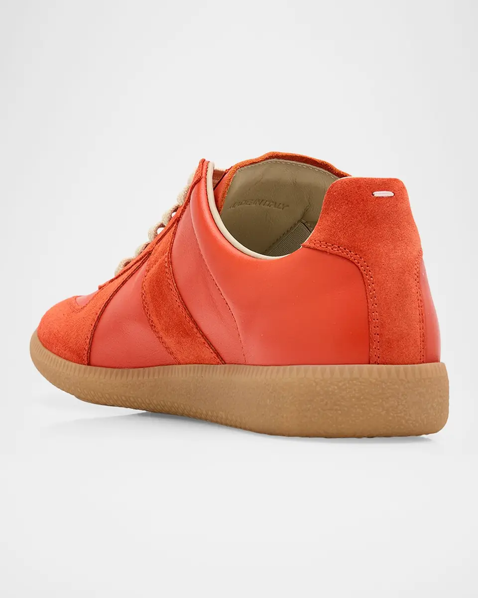 Maison Margiela Replica Suede & Leather Sneakers | Thumbnail 4 Maison Margiela Replica Suede & Leather Sneakers | Thumbnail 4