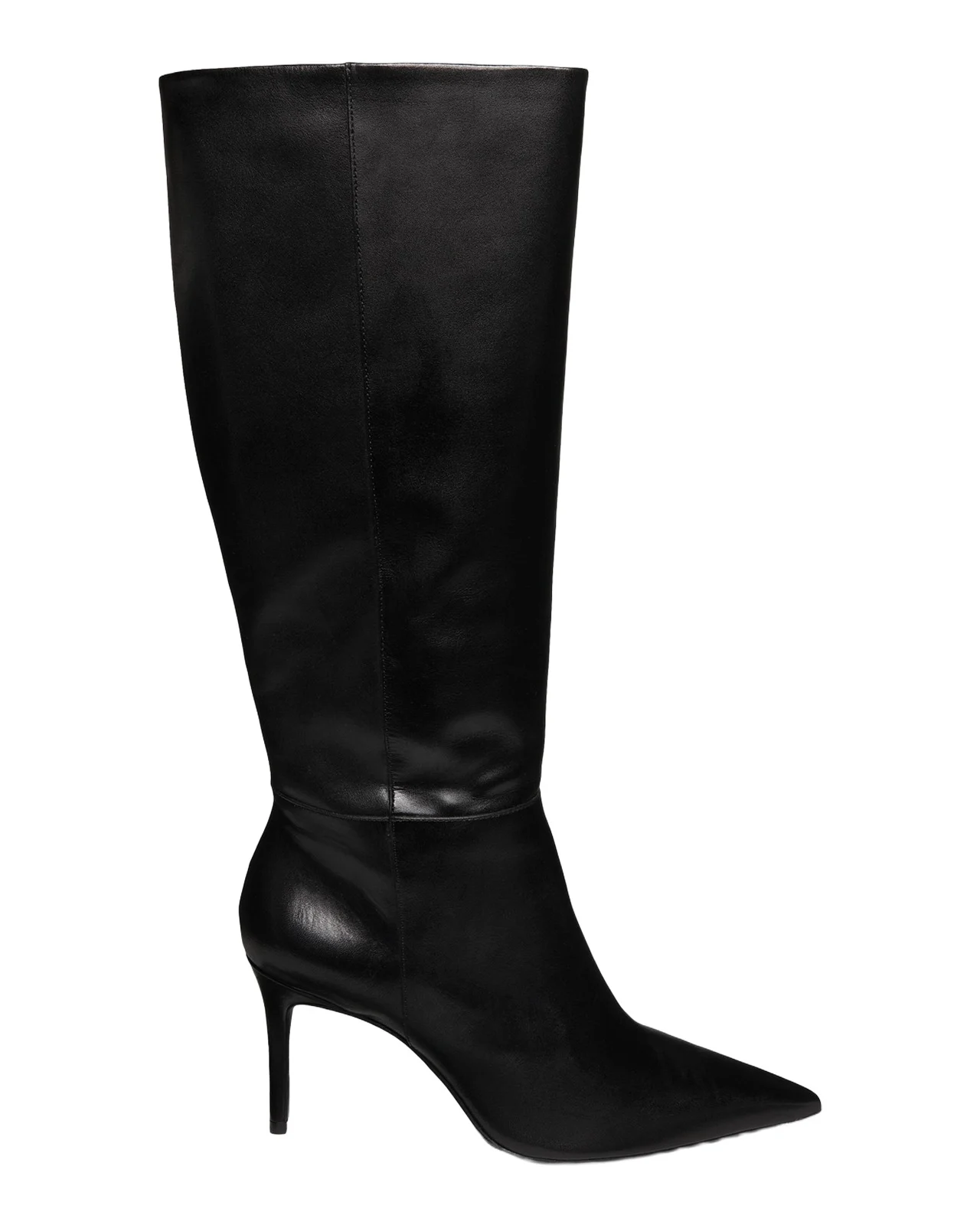 Mikki Up Leather Stiletto Knee-High Boots