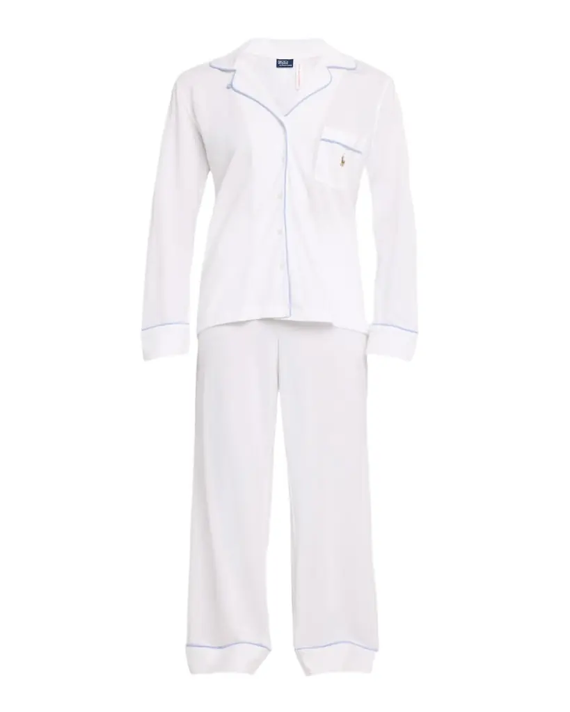 Polo Ralph Lauren Madison Cotton Knit Pajama Set | Image 1 Polo Ralph Lauren Madison Cotton Knit Pajama Set | Image 1