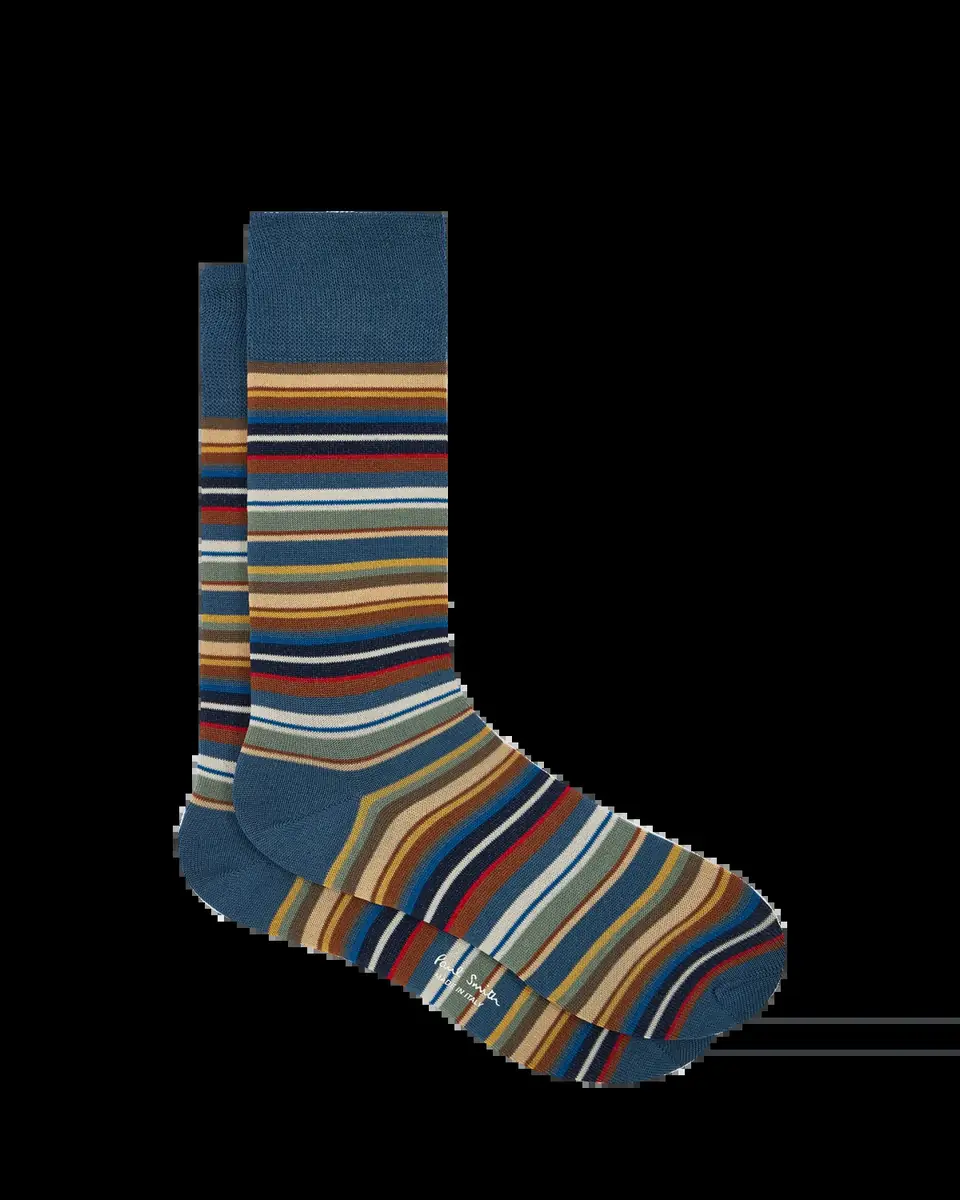 Paul Smith Men's Munich Signature Stripe Crew Socks | Thumbnail 2 Paul Smith Men's Munich Signature Stripe Crew Socks | Thumbnail 2