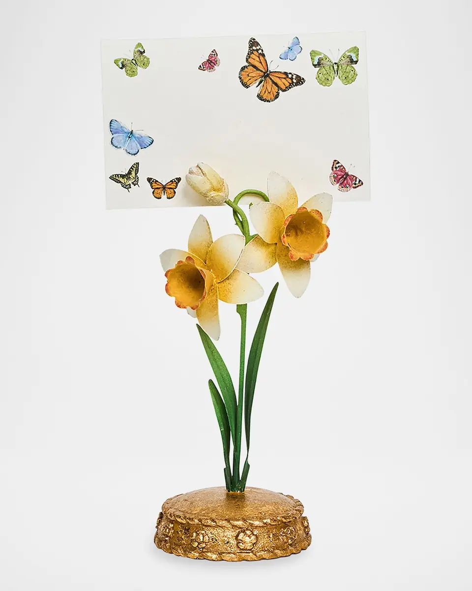 Juliska Meadow Walk Daffodil Place Card Holder | Thumbnail 2 Juliska Meadow Walk Daffodil Place Card Holder | Thumbnail 2