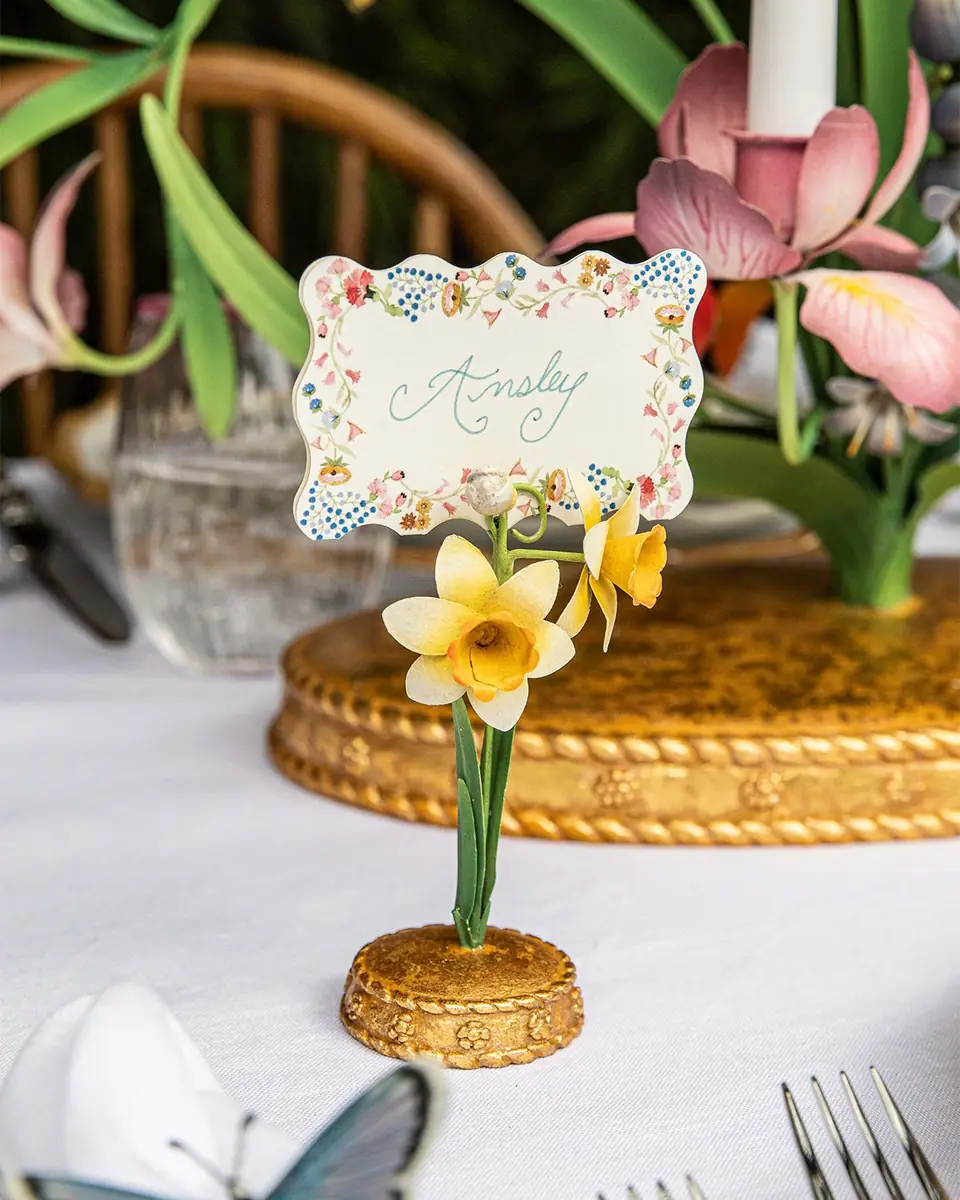 Juliska Meadow Walk Daffodil Place Card Holder | Thumbnail 5 Juliska Meadow Walk Daffodil Place Card Holder | Thumbnail 5