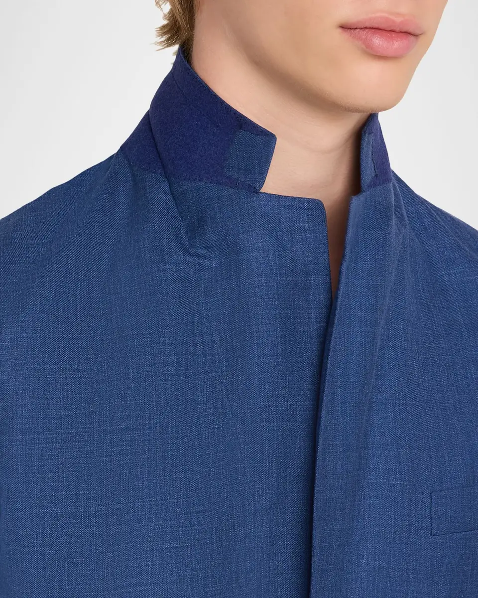 Brioni Men's Silk Plume Jacket | Thumbnail 7 Brioni Men's Silk Plume Jacket | Thumbnail 7