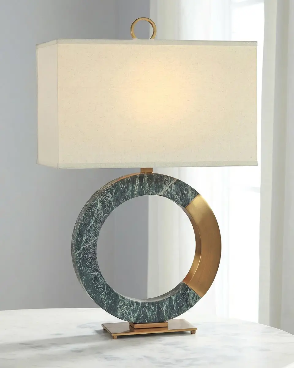 John-Richard Collection Marble Ring 29" Table Lamp | Image 1 John-Richard Collection Marble Ring 29" Table Lamp | Image 1