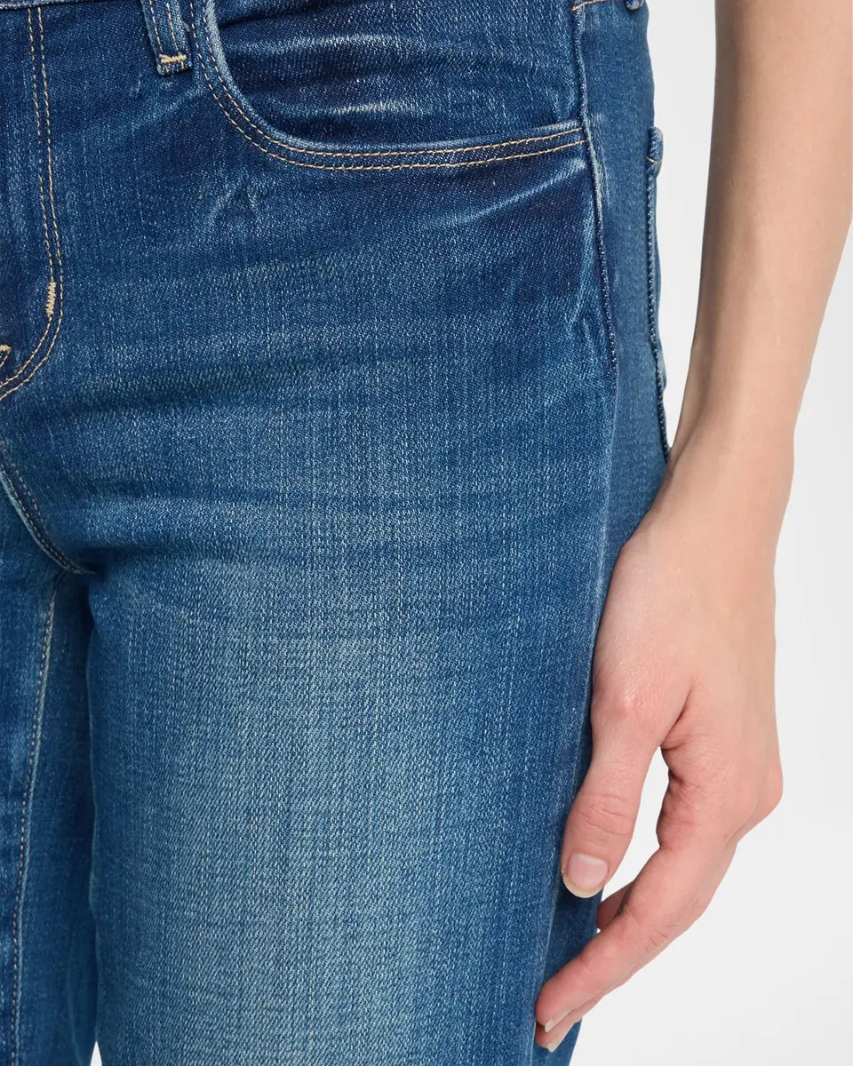 L'Agence Sneeki Low-Rise Sneaker Straight Jeans | Thumbnail 5